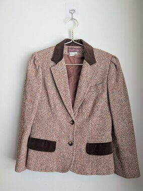 Vintage Wool Tweed Blazer